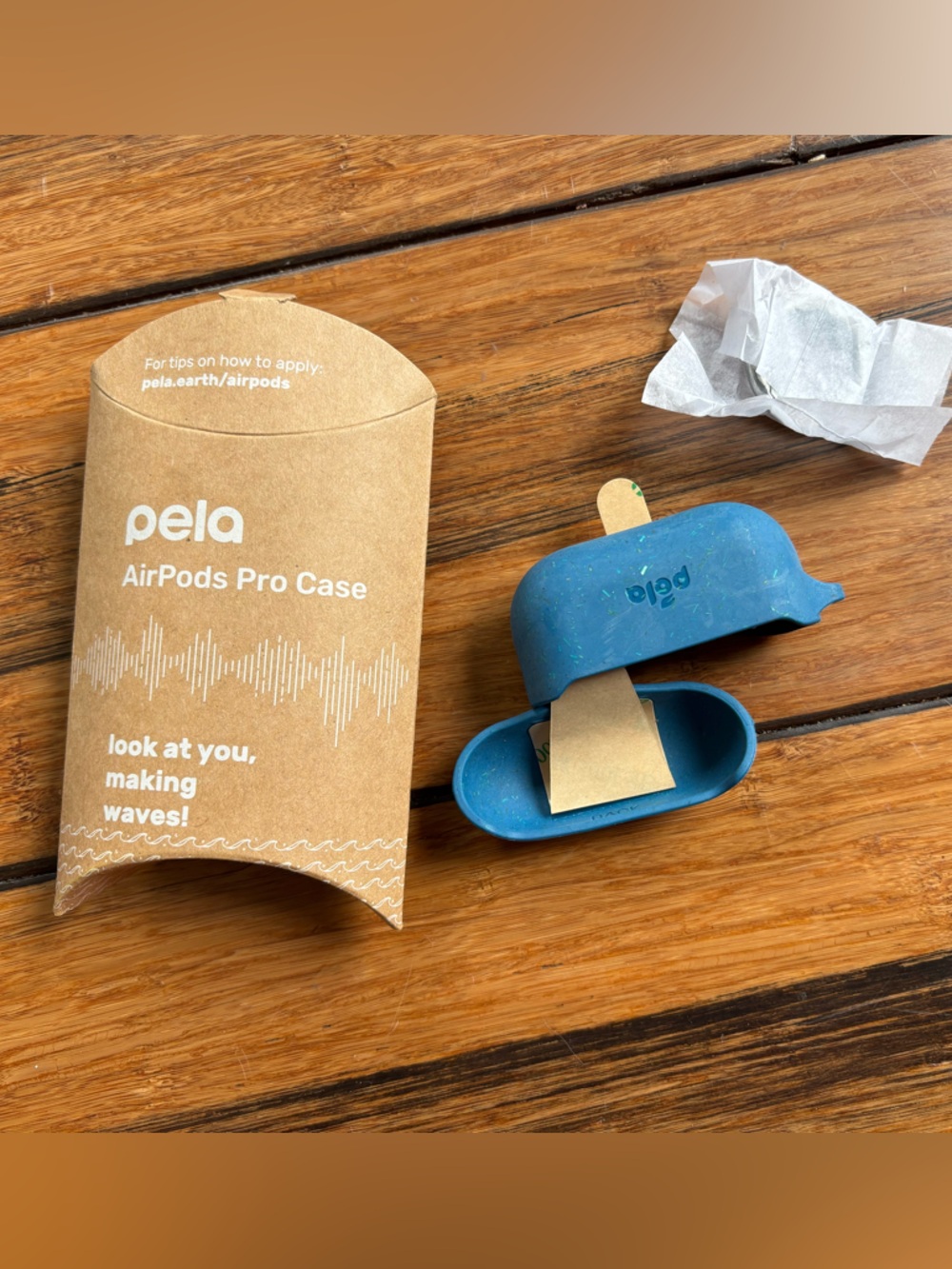pela Blue AirPods Pro Case – Eco-Friendly Protective Cover